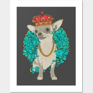 cool chihuahua dog Posters and Art